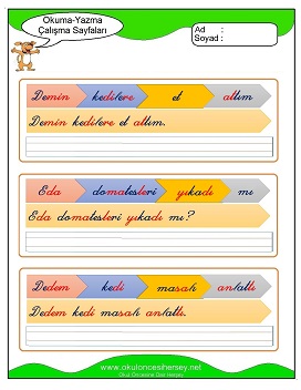 d sesi Grubu Çalışma Sayfaları